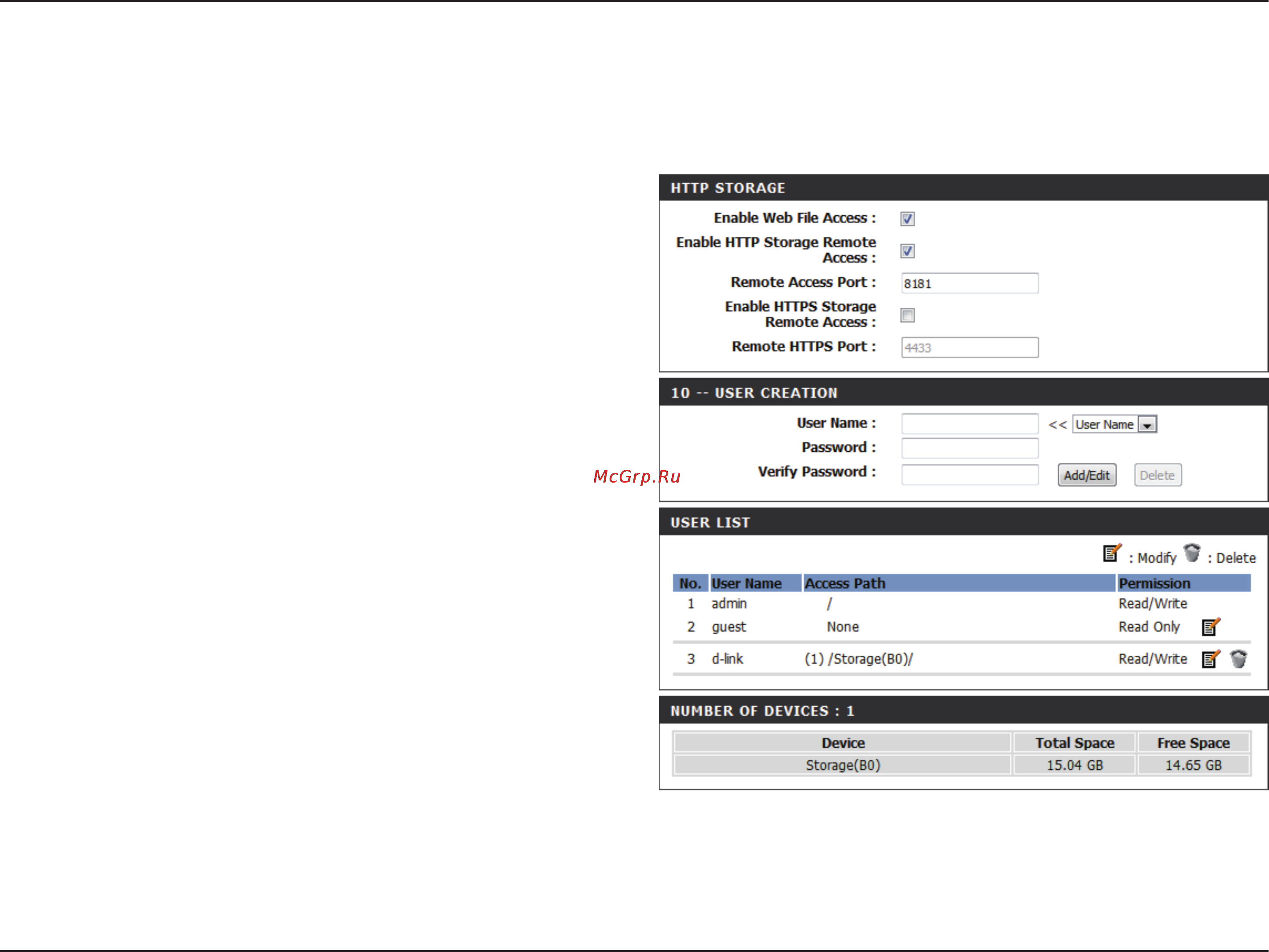 D-Link DIR-826L [58/142] Access files from the internet