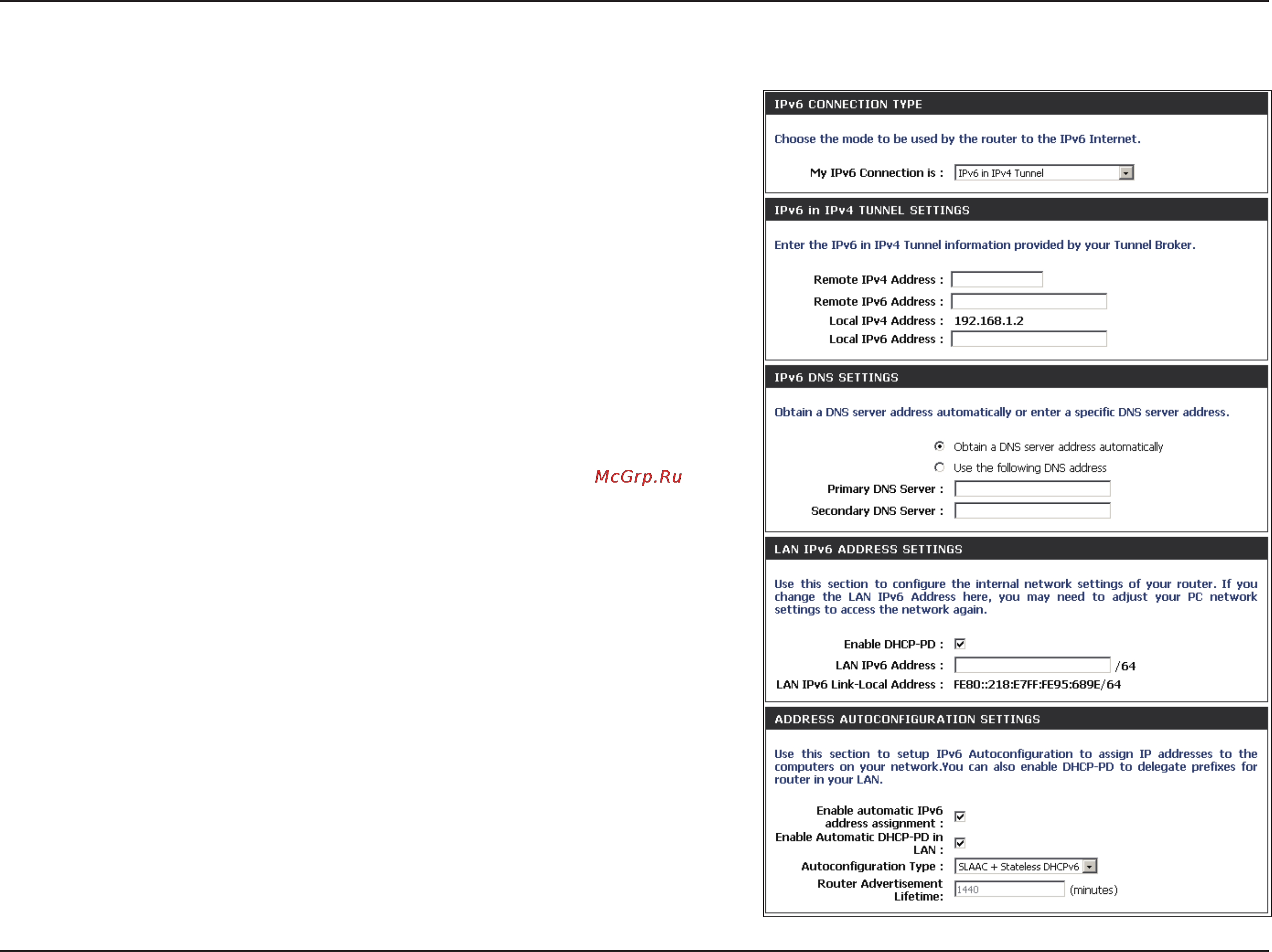 D-Link DIR-826L [70/142] Ipv6 in ipv4 tunneling