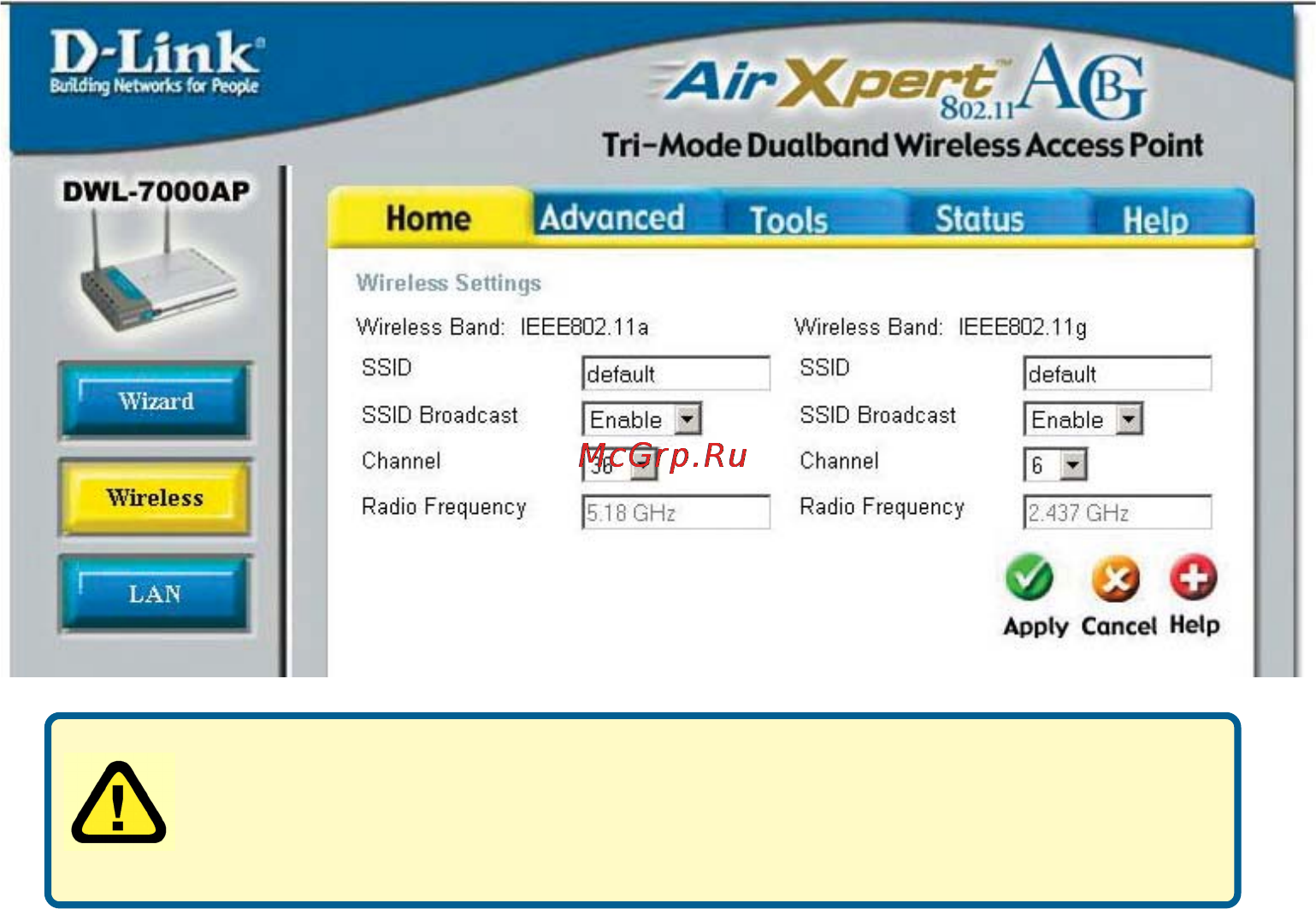 D-Link DWL-7000AP [13/50] Wireless