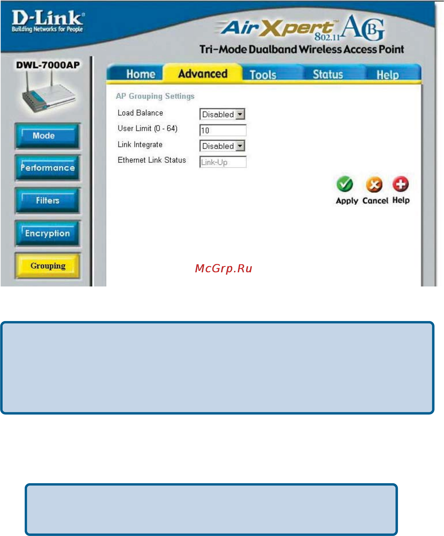D-Link DWL-7000AP [19/50] Grouping