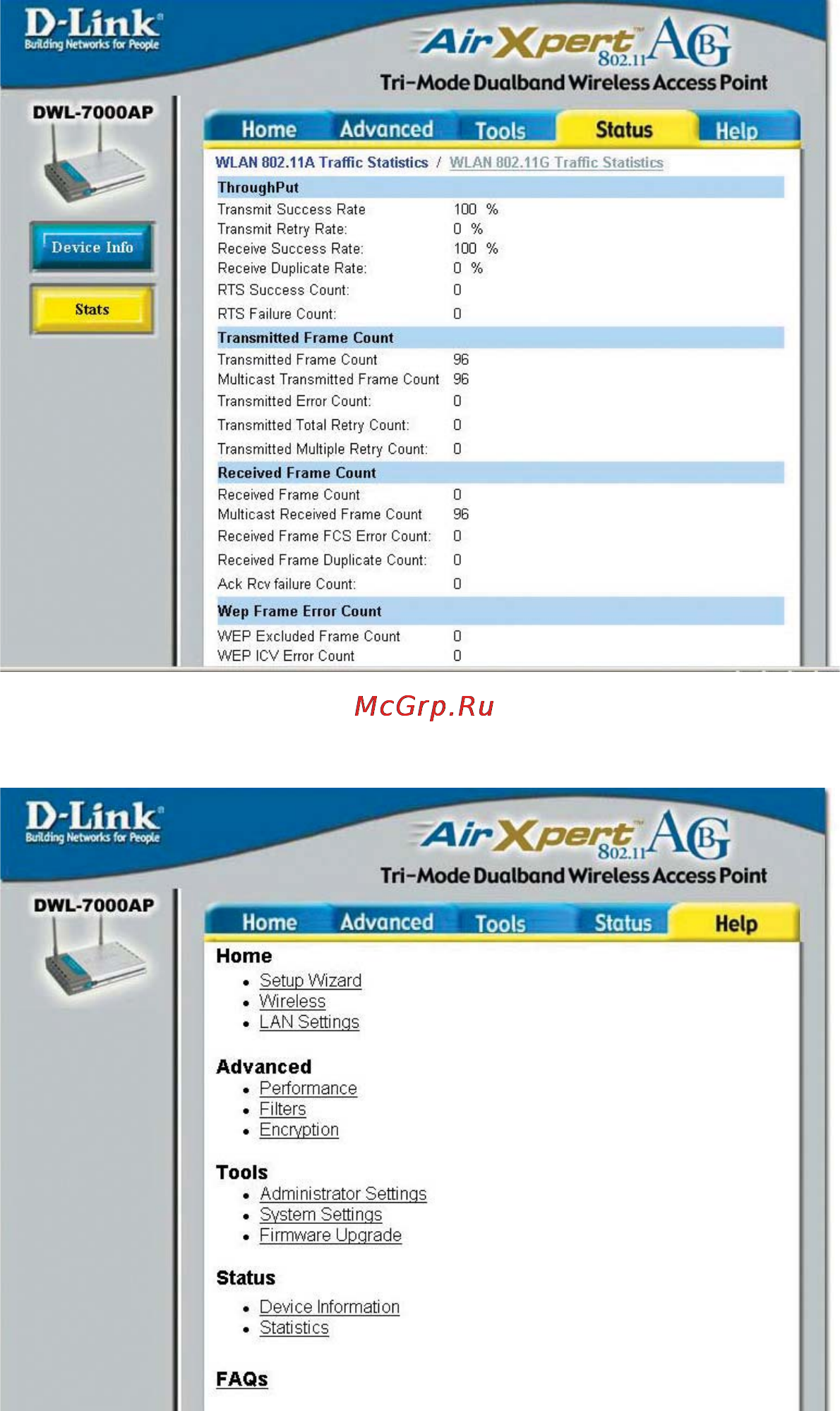 D-Link DWL-7000AP [22/50] Using the configuration menu continued