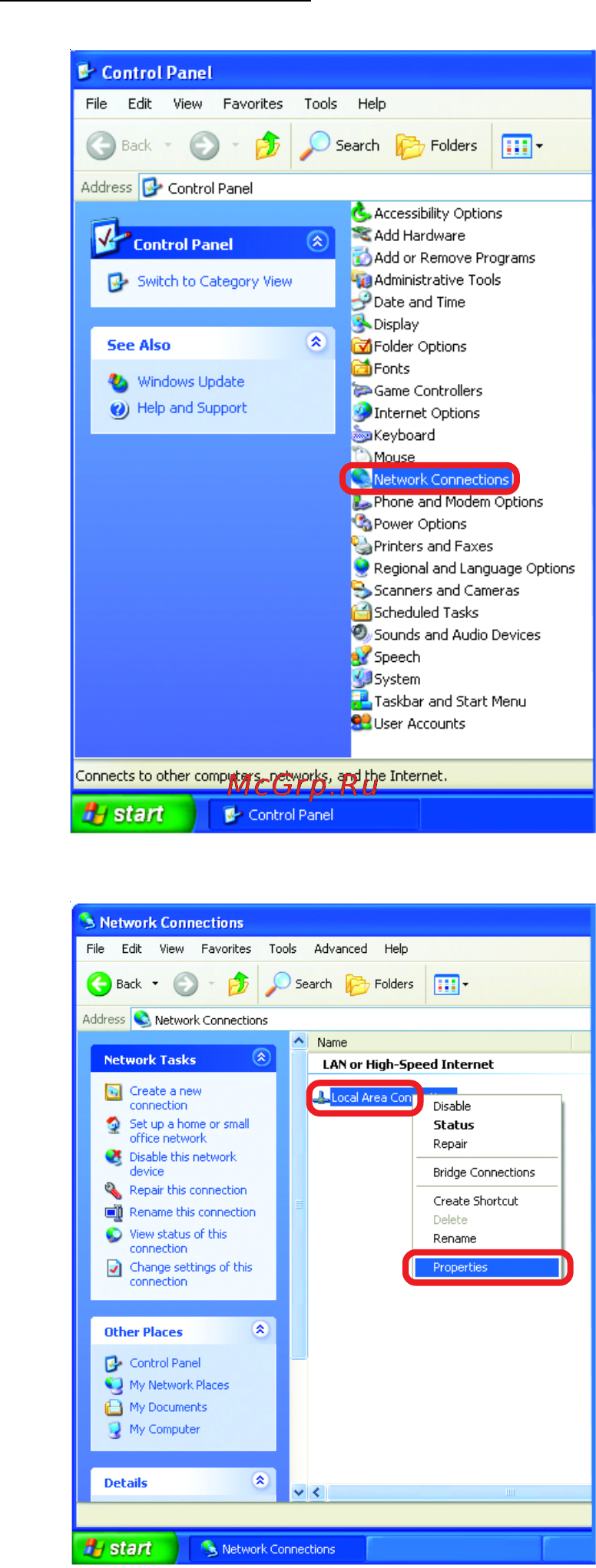 D-Link DWL-7000AP [33/50] Networking basics continued assigning a static ip address in windows xp 2000