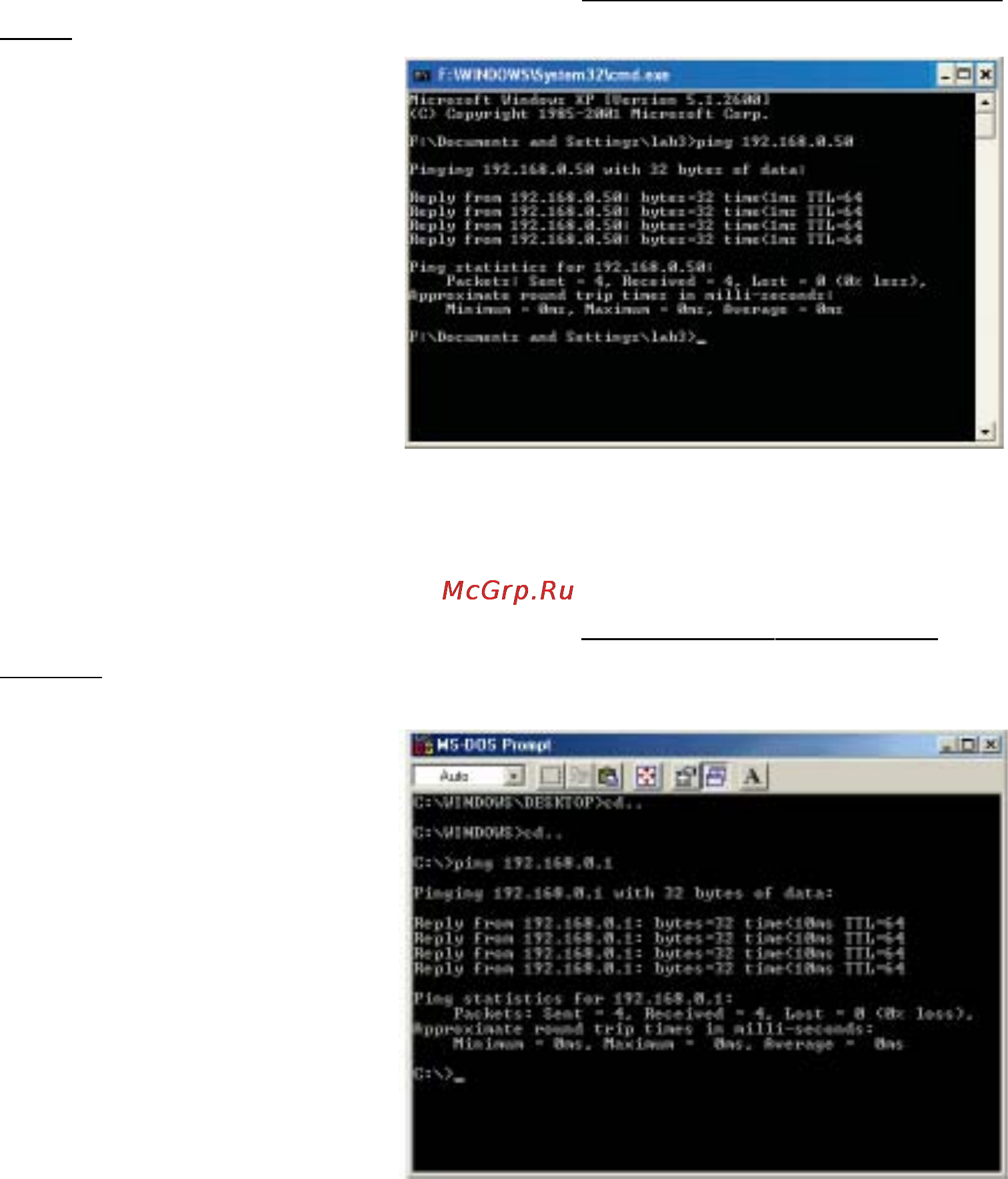 D-Link DWL-AB520 [30/39] Checking the wireless connection by pinging in windows me and 98