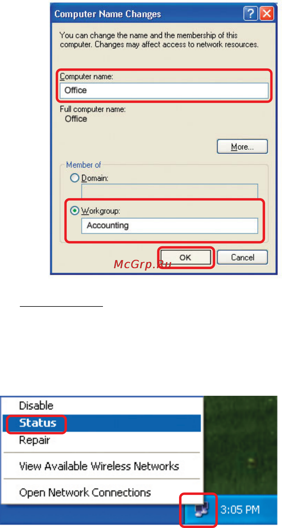 D-Link DWL-AG650 [28/43] Checking the ip address in windows xp