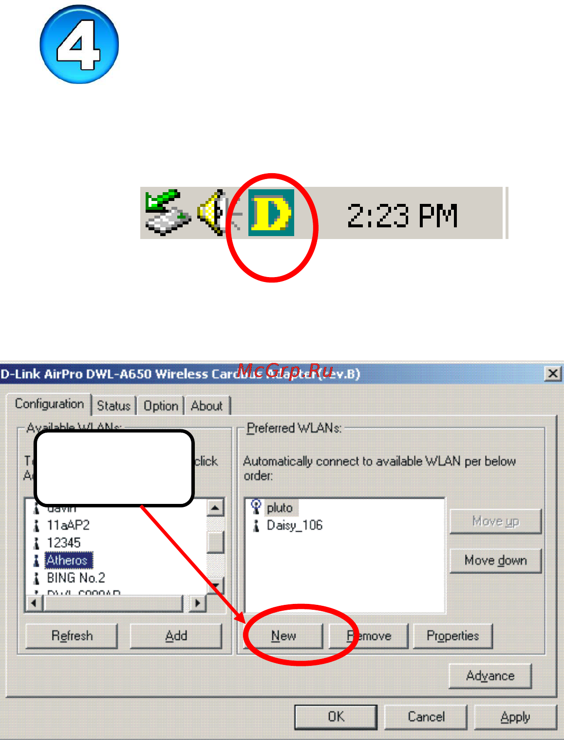 D-Link DWL-A650 [11/13] Подключение к беспроводной сети