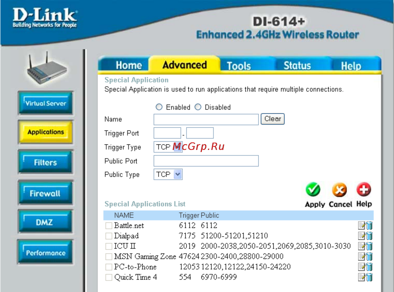 D-Link DI-614+ [22/74] Applications