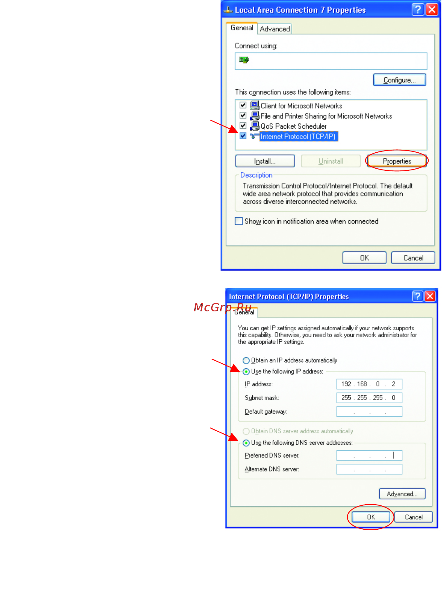 D-Link DI-614+ [50/74] Networking basics assigning a static ip address