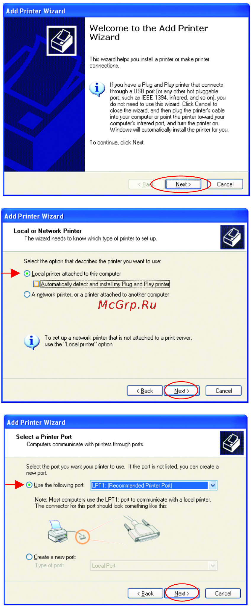 D-Link DI-614+ [58/74] Networking basics adding a local printer