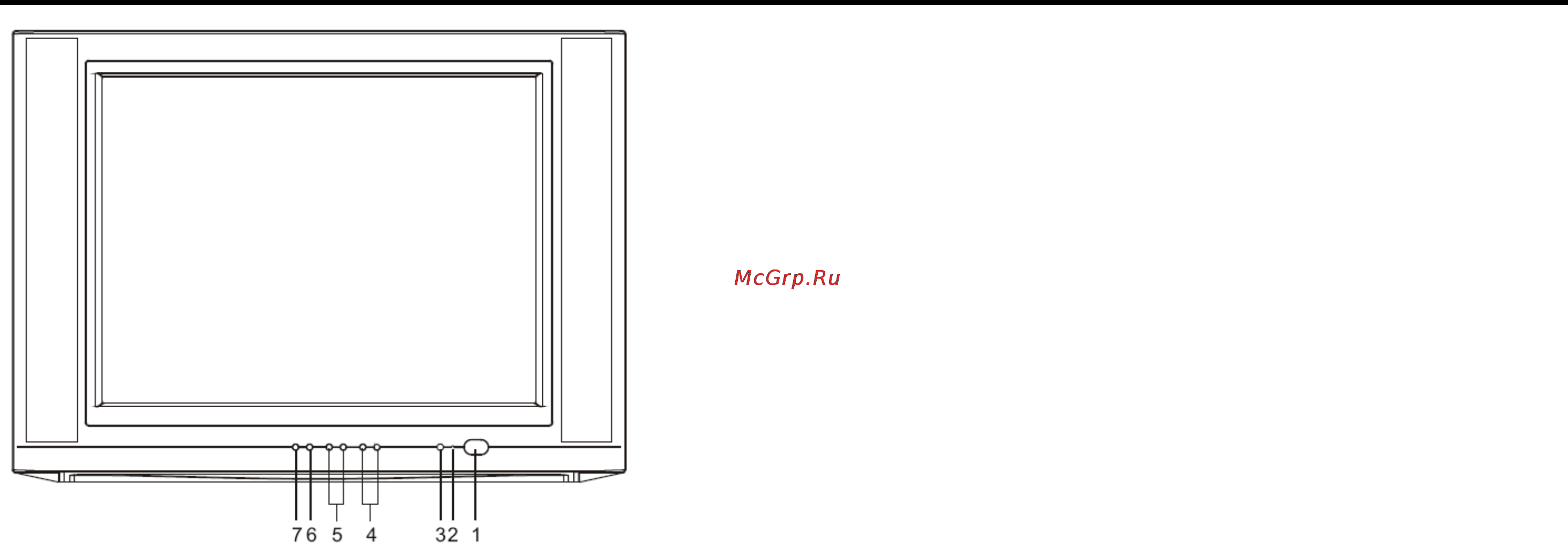 Hyundai H-TV2905PF [7/55] Front panel