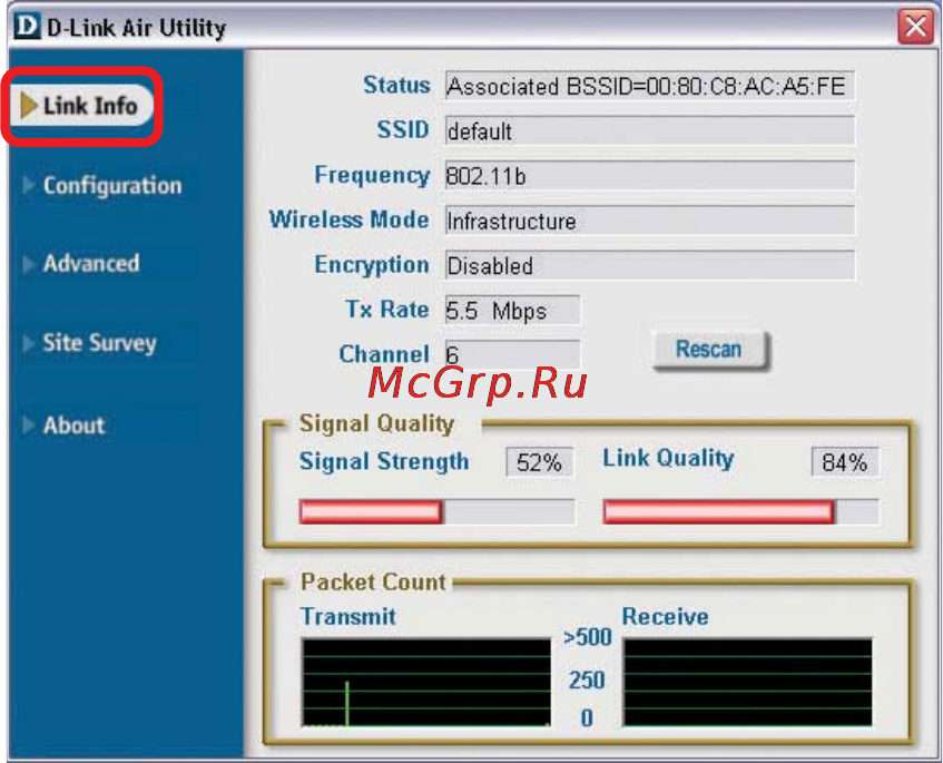 D-Link DWL-650+ [12/41] Using the configuration utility continued