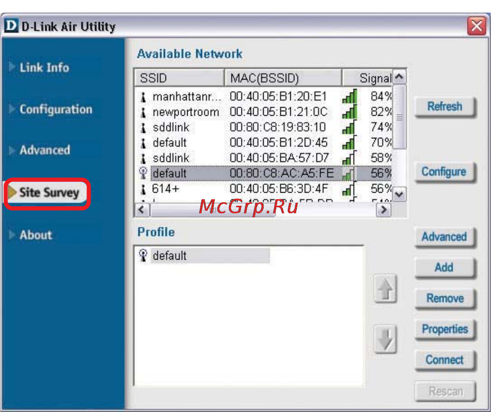 D-Link DWL-650+ [15/41] Using the configuration utility continued