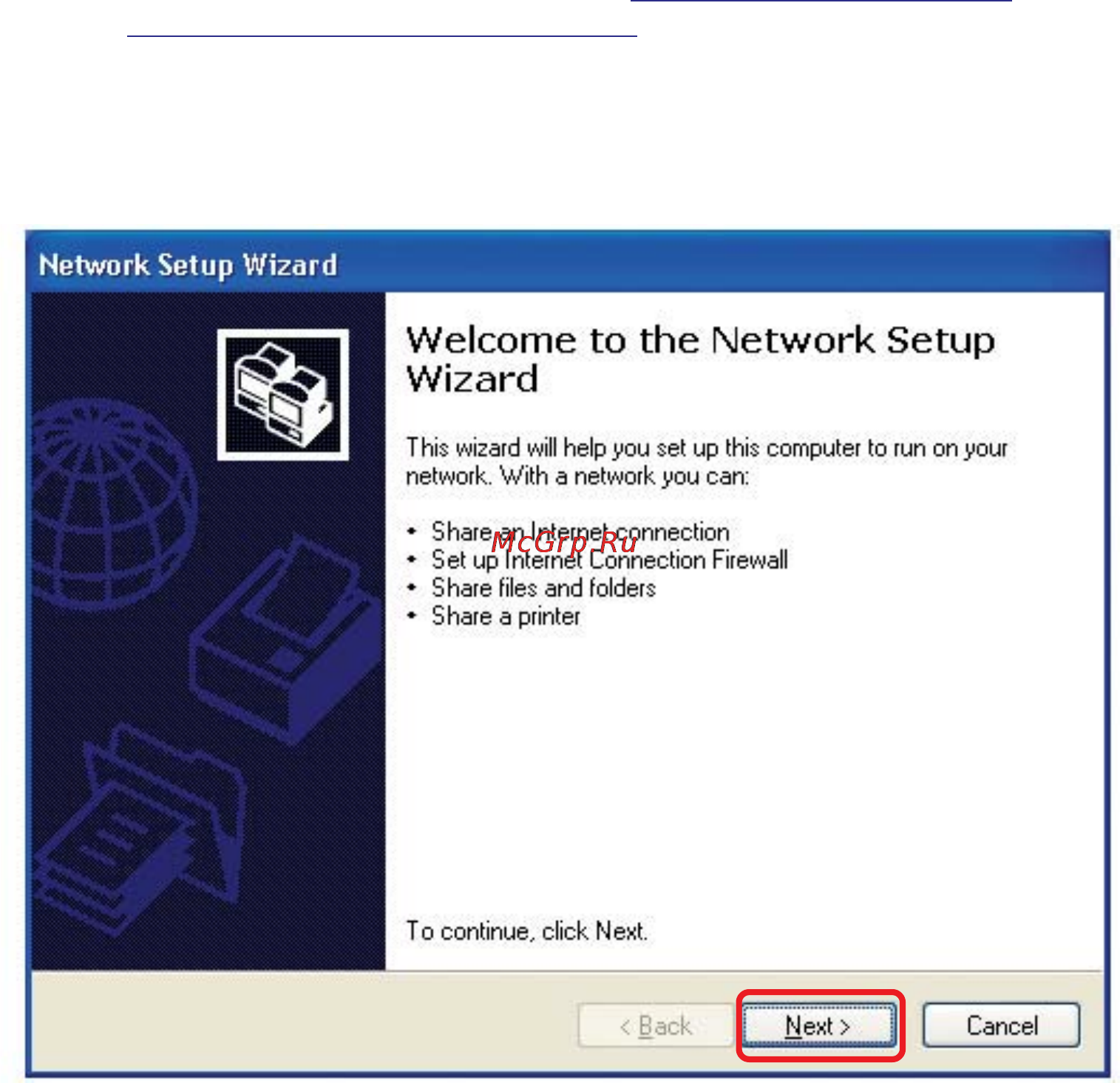 D-Link DWL-650+ [18/41] Using the network setup wizard in windows xp