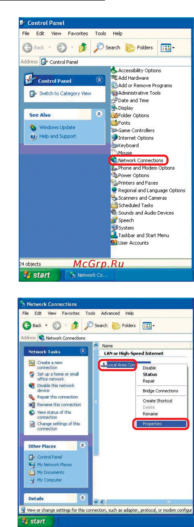 D-Link DWL-650+ [28/41] Networking basics continued assigning a static ip address in windows xp 2000