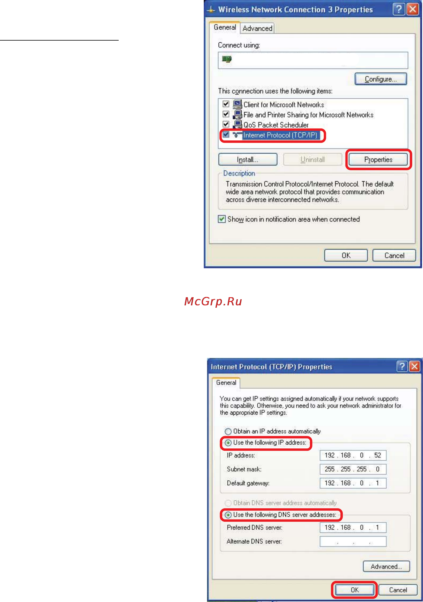 D-Link DWL-650+ [29/41] Networking basics continued assigning a static ip address in windows xp 2000