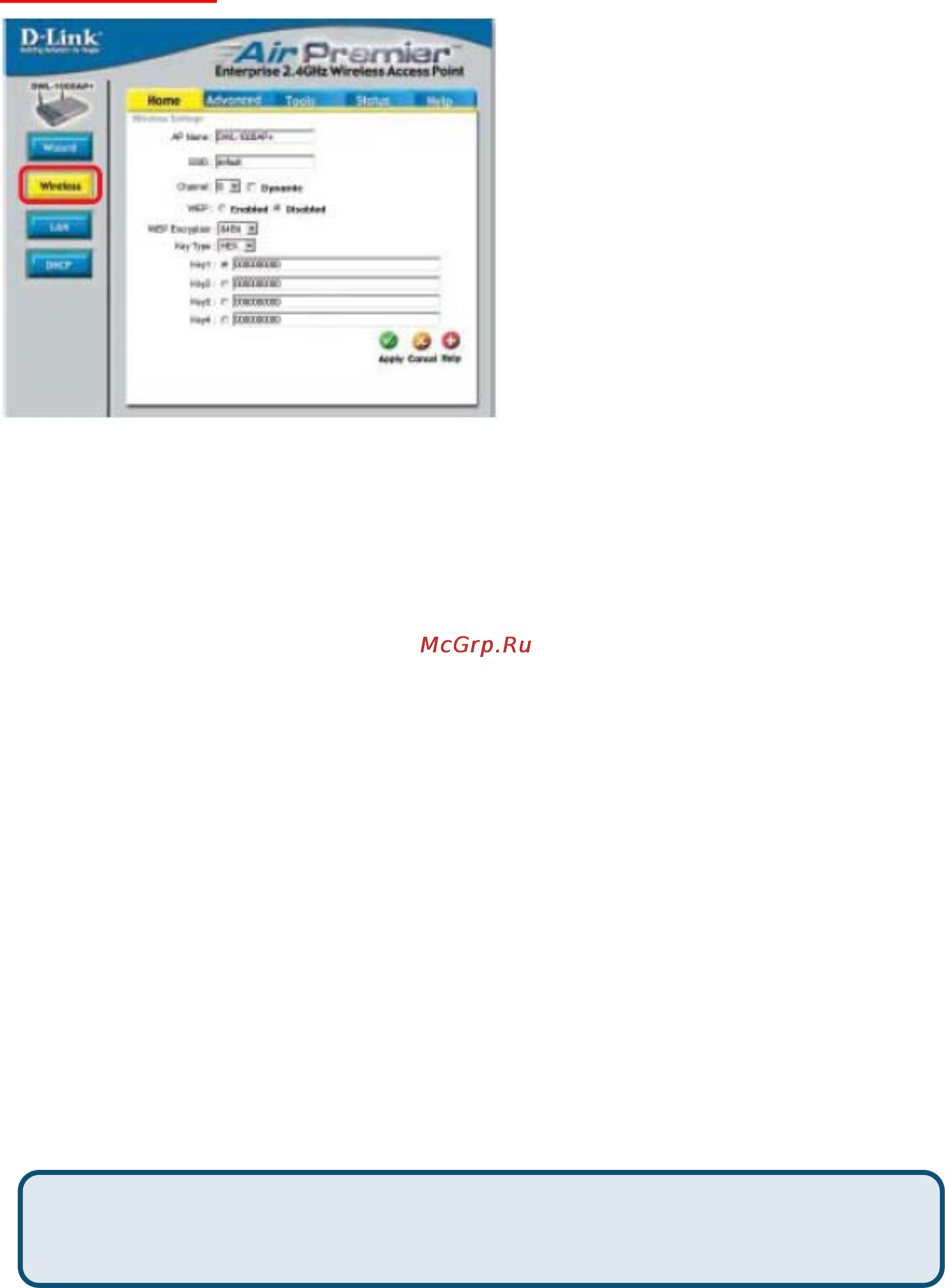 D-Link DWL-1750 [13/40] Использование меню настройки