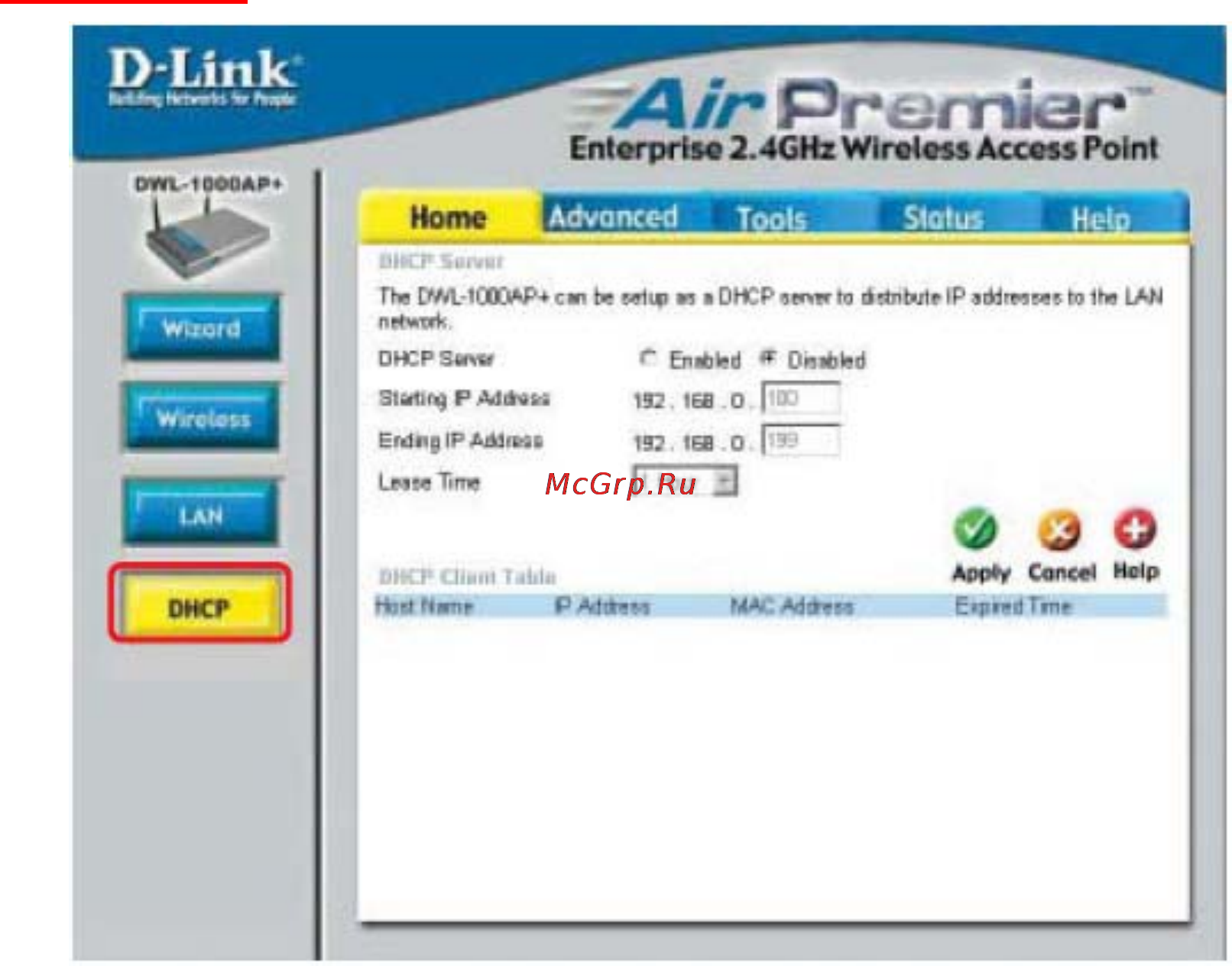 D-Link DWL-1750 [15/40] Использование меню настройки
