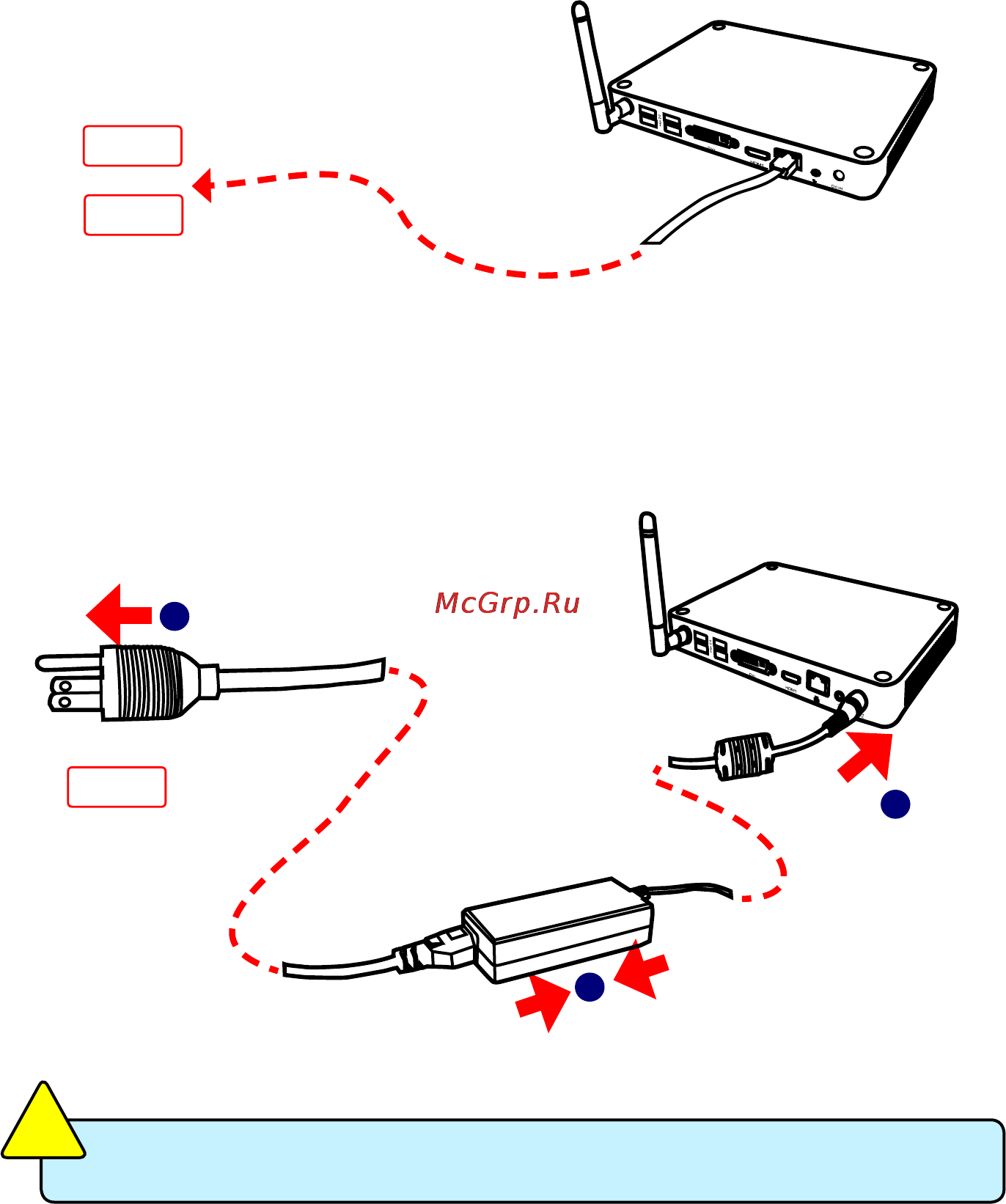 Viewsonic PC mini 132 [16/35] Conect ng the network cable
