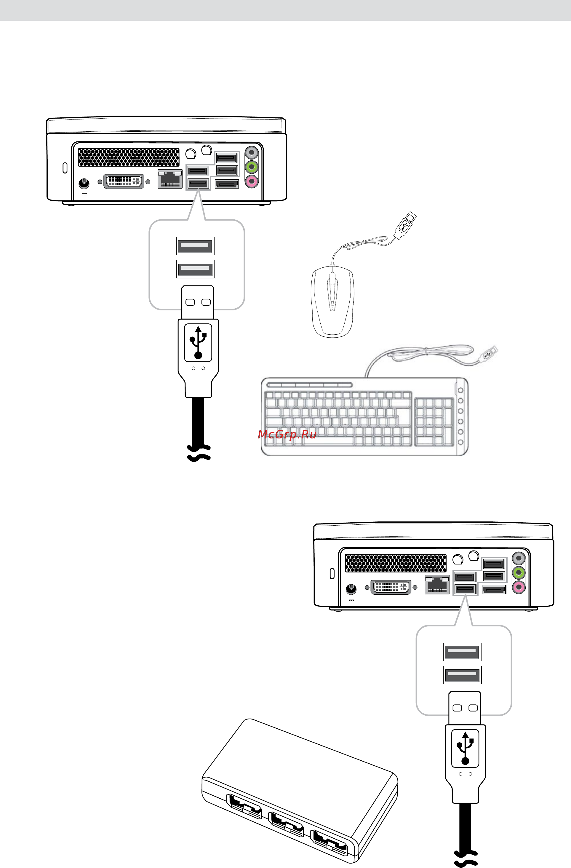 Viewsonic PC mini 550 [18/52] Подключениесистемы