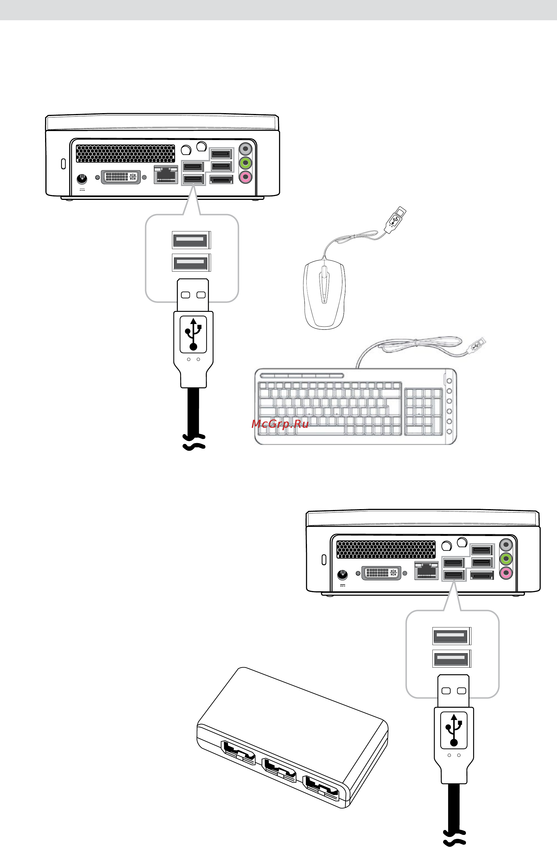 Viewsonic PC mini 530 [18/49] Подключениесистемы