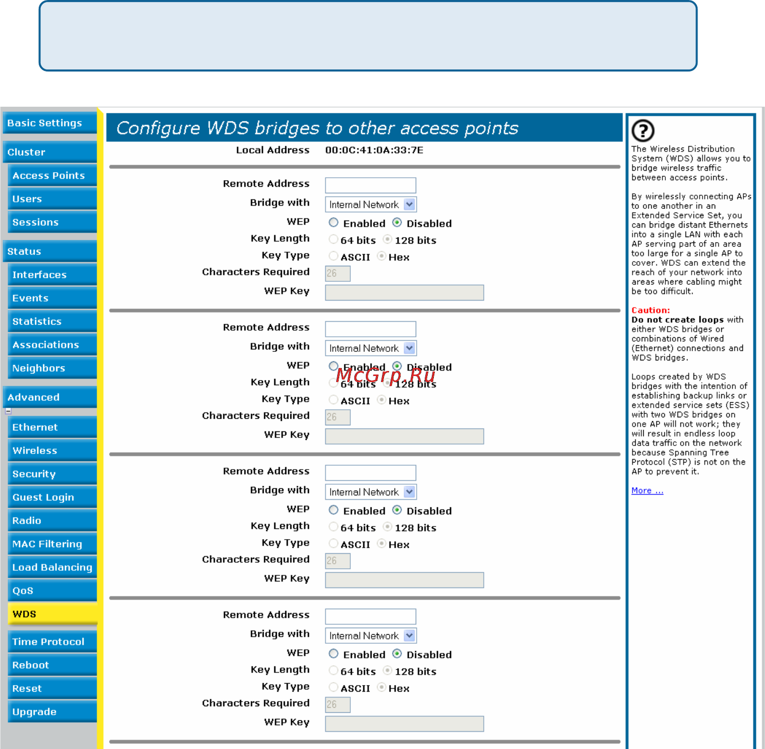 D-Link DWL-2200AP [108/192] Navigating to wds settings