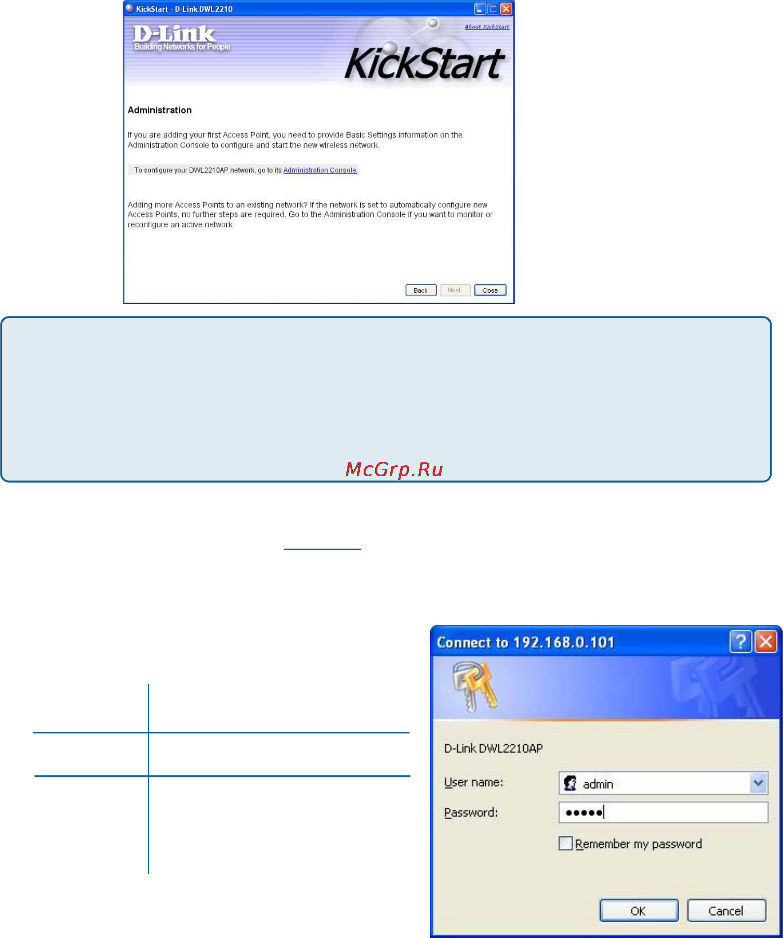 D-Link DWL-2200AP [24/192] Step 3 run kickstart wizard continued