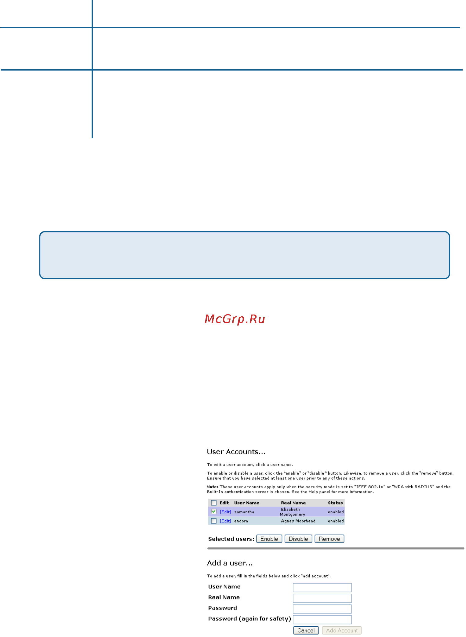 D-Link DWL-2200AP [45/192] Editing a user account