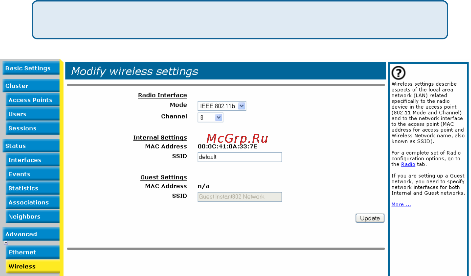 D-Link DWL-2200AP [57/192] Navigating to wireless settings