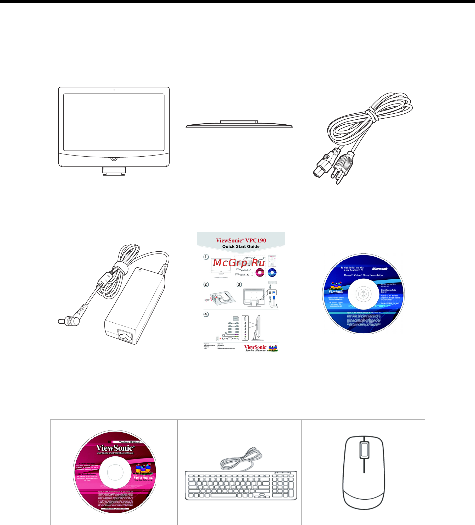 Viewsonic VPC190 [12/49] Getting started