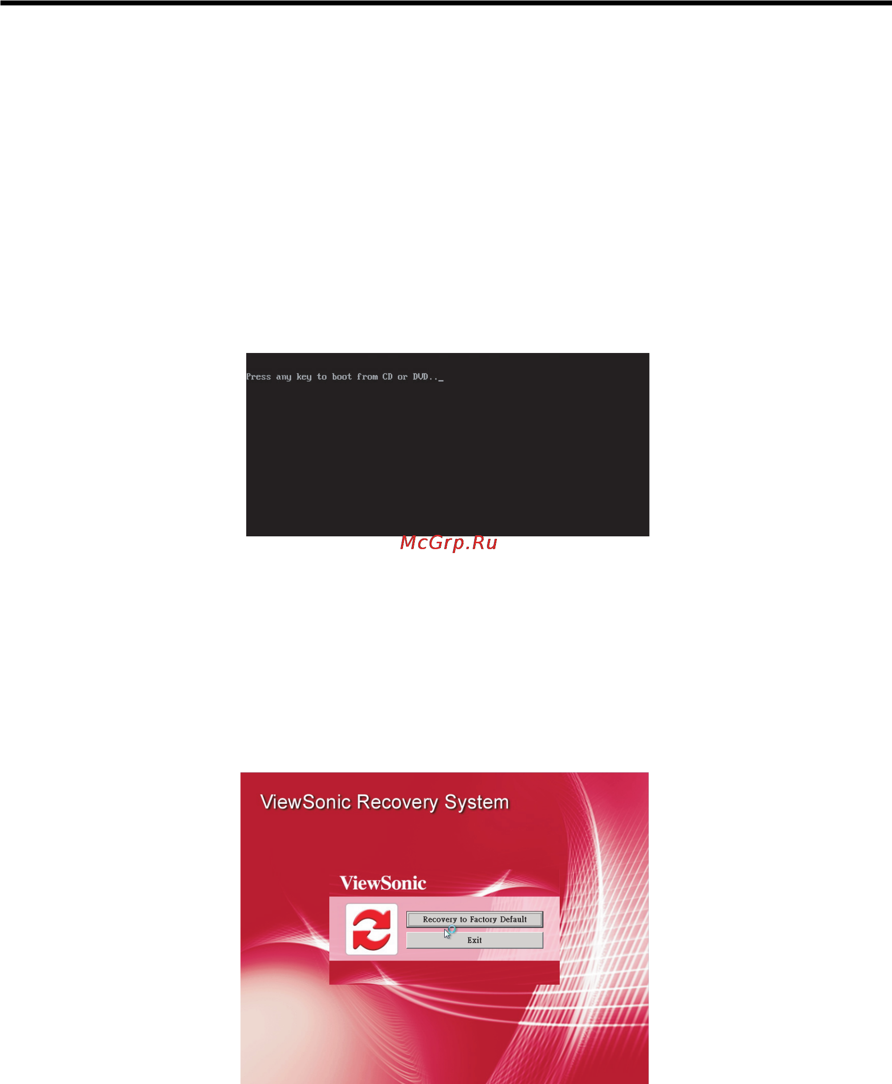 Viewsonic VPC190 [41/49] System recovery