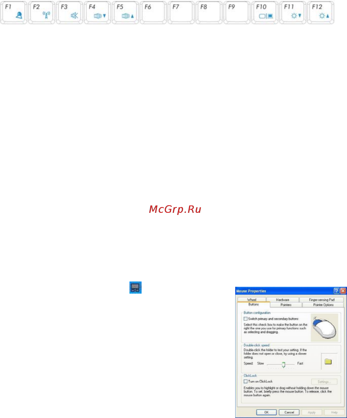 Viewsonic VNB101 [20/58] 4 сенсорная панель дополнительный под windows xp