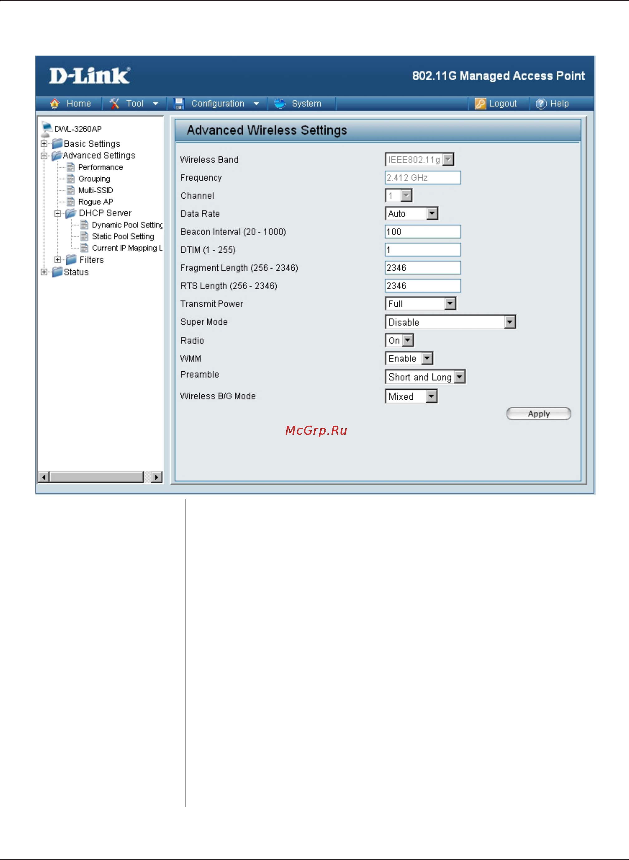 D-Link DWL-3260AP [25/109] Performance
