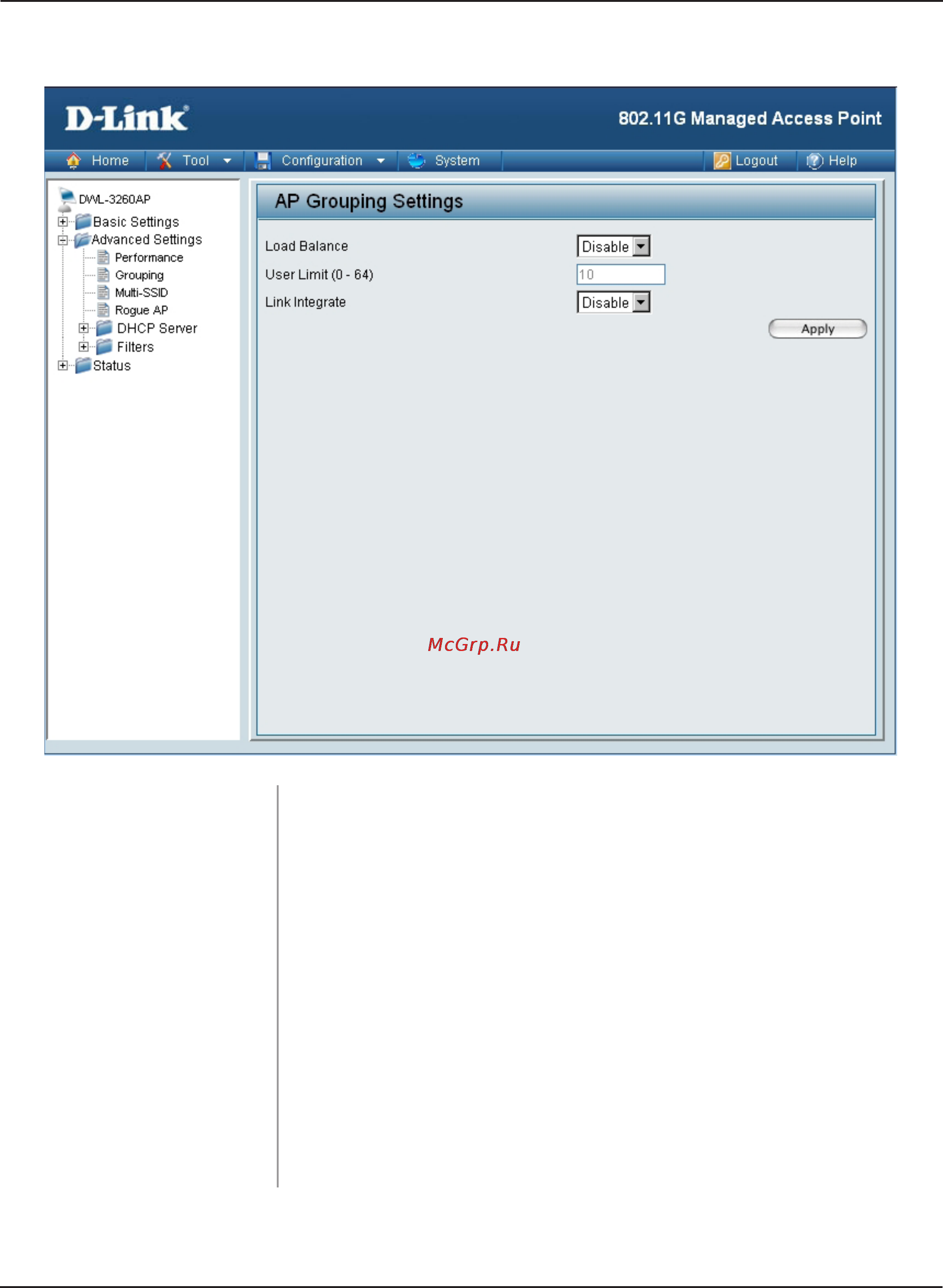D-Link DWL-3260AP [28/109] Grouping