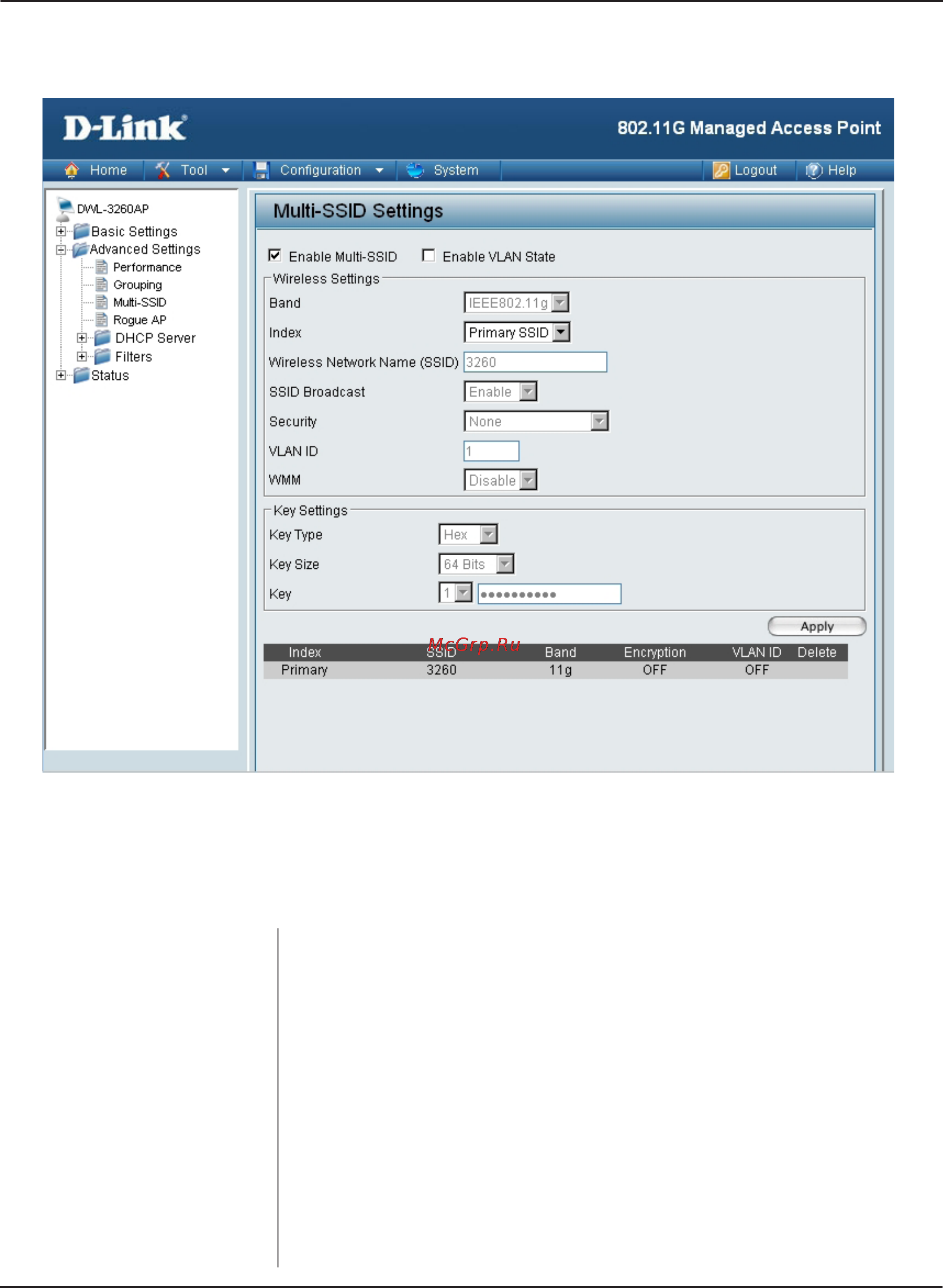 D-Link DWL-3260AP [29/109] Multi ssid