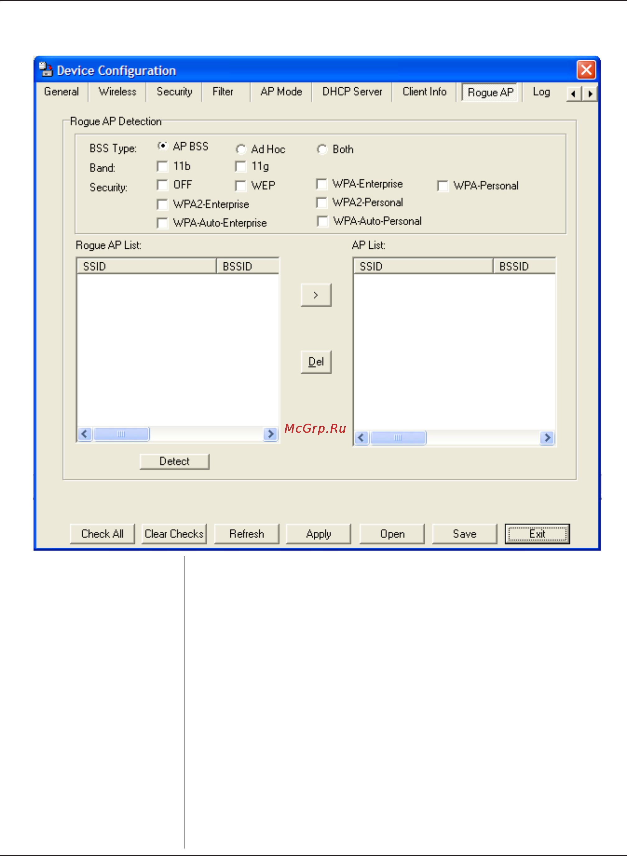 D-Link DWL-3260AP [73/109] Rogue ap