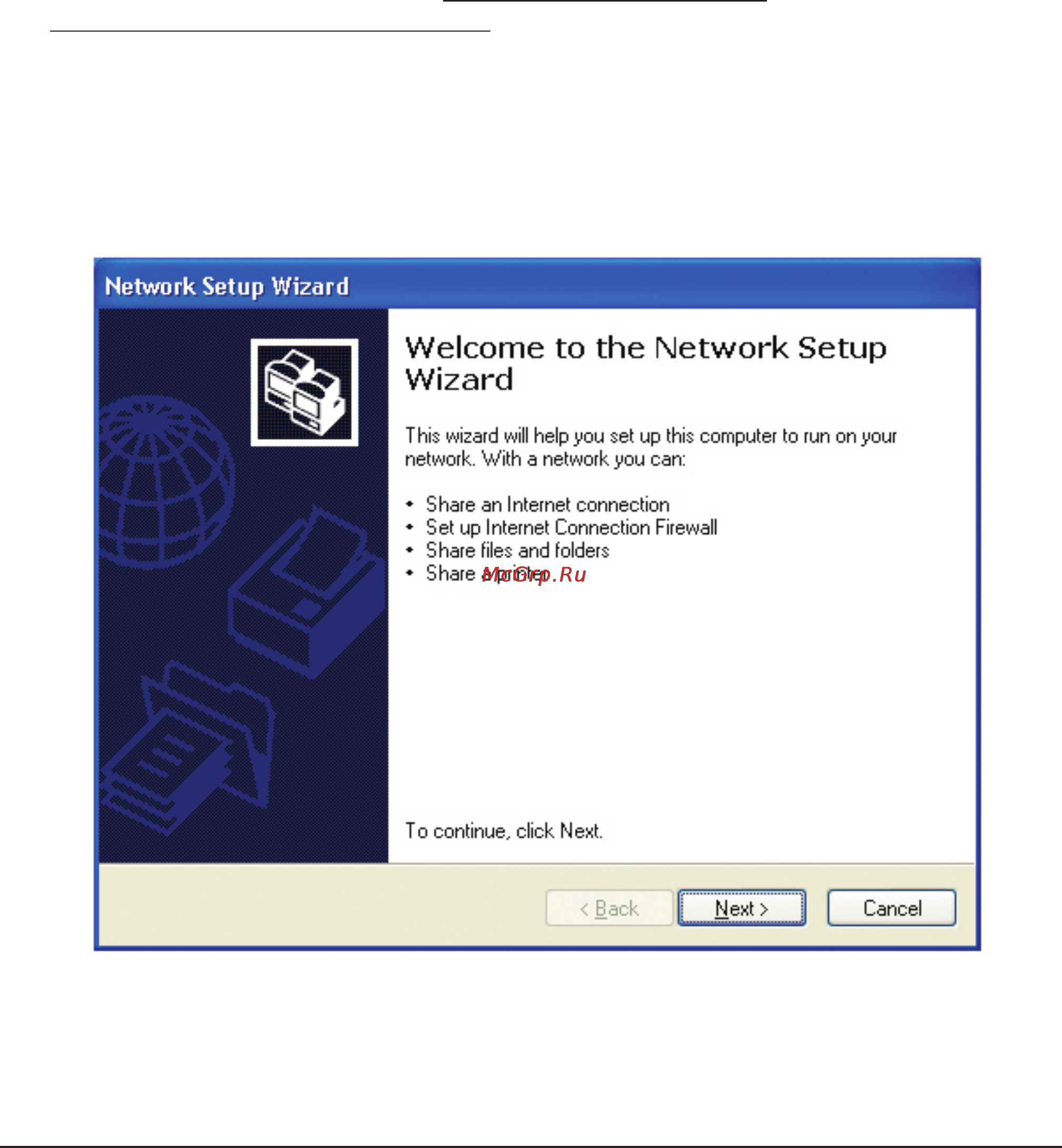D-Link DWL-8600AP [65/95] Using the network setup wizard in window