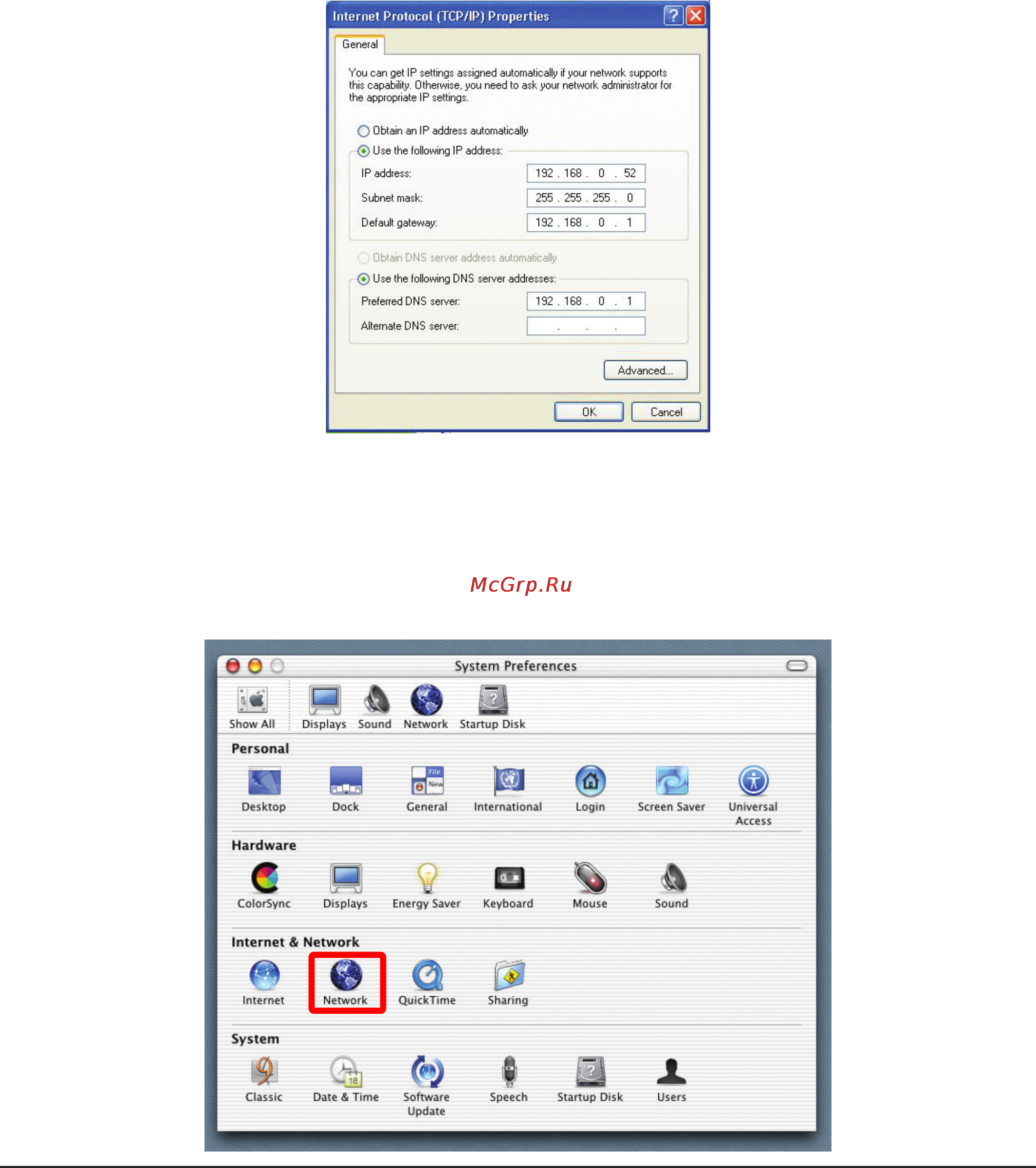 D-Link DWL-8600AP [77/95] Assigning a static ip address in macintos