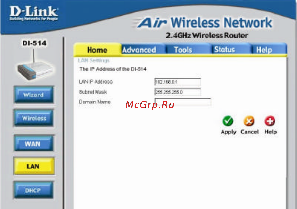 D-Link DI-514 Инструкция по эксплуатации онлайн [19/60] 41528