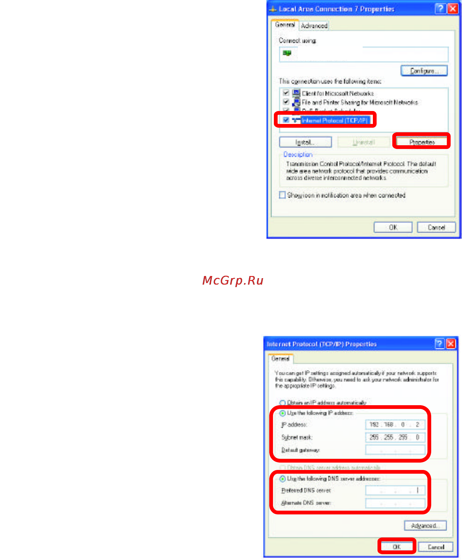 D-Link DI-514 [51/60] Networking basics assigning a static ip address in windows xp 2000