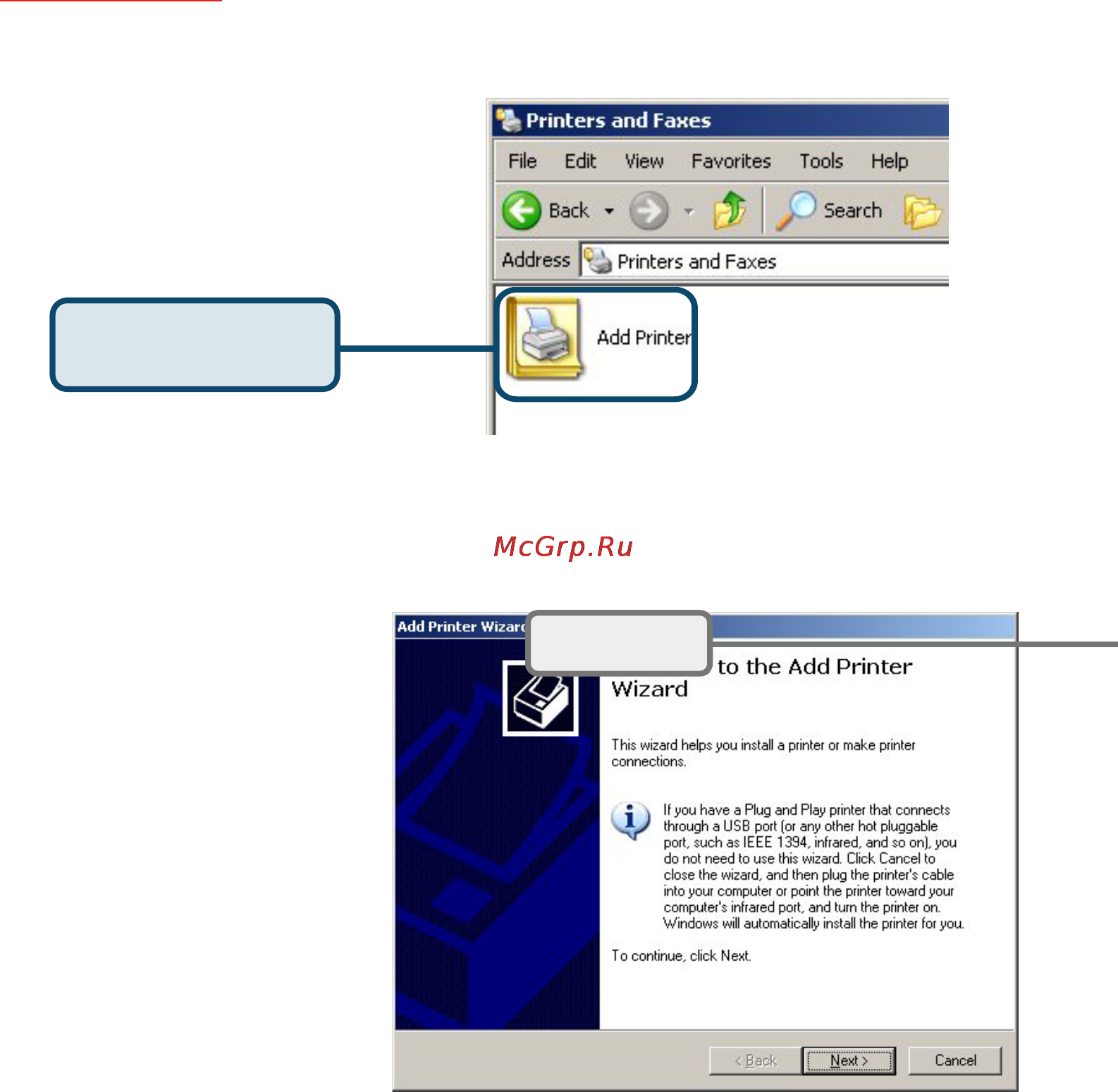 D-Link DP-311P [19/68] Printing with windows xp 2000 continued