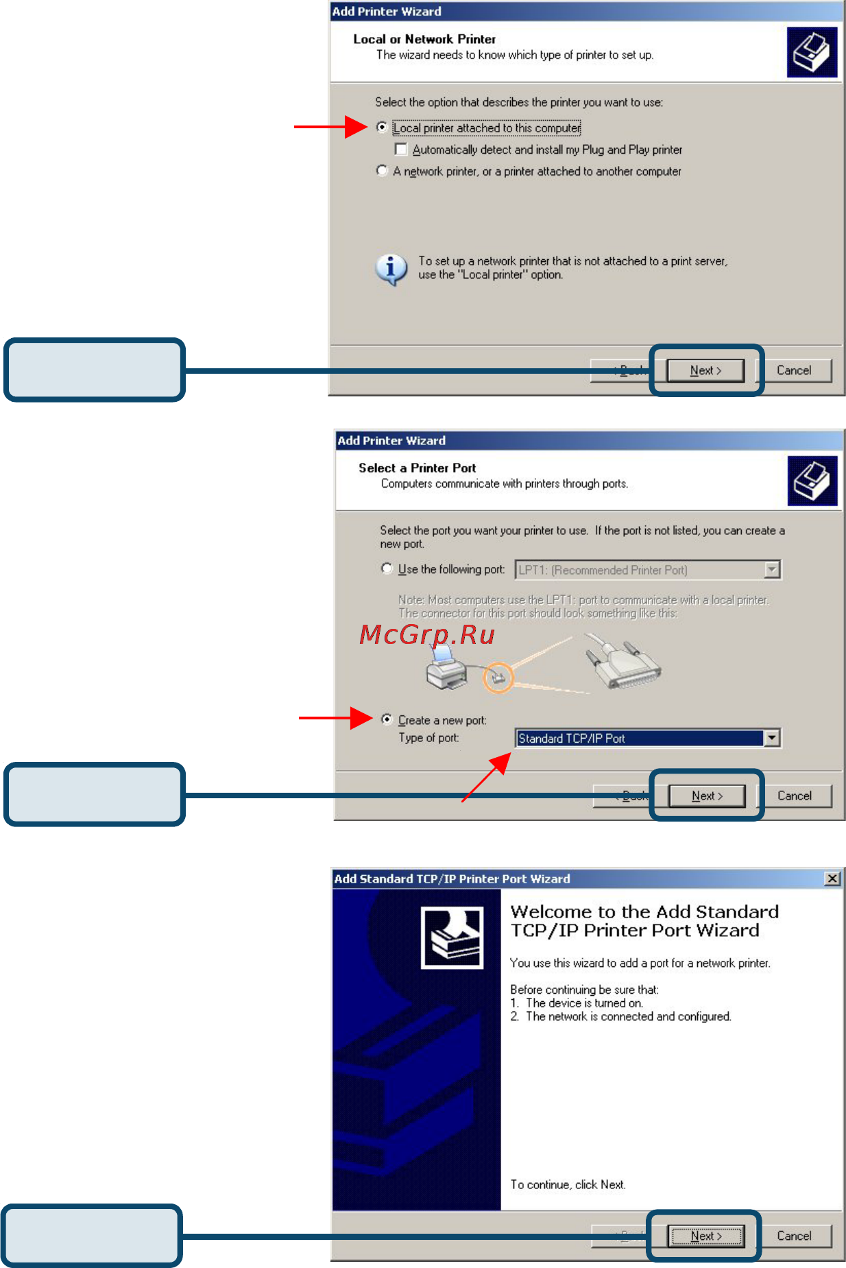D-Link DP-311P [20/68] Printing with windows xp 2000 continued