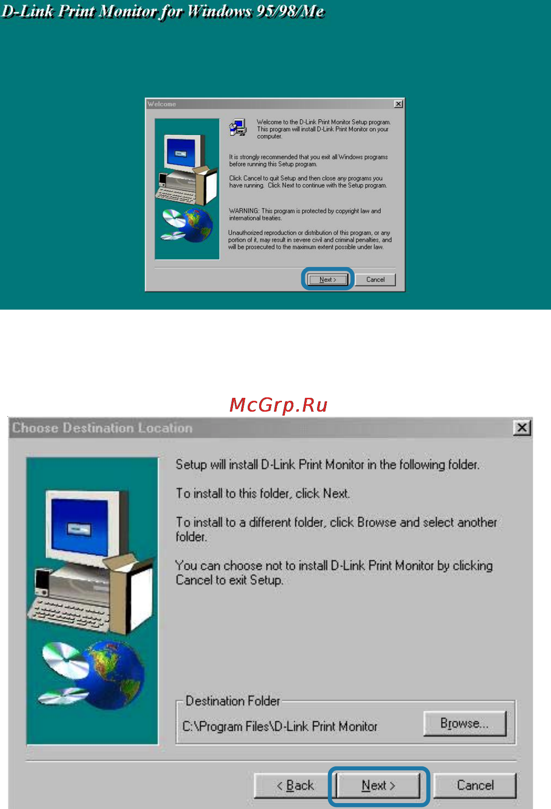 D-Link DP-311P [26/68] Printing with windows 98se me continued