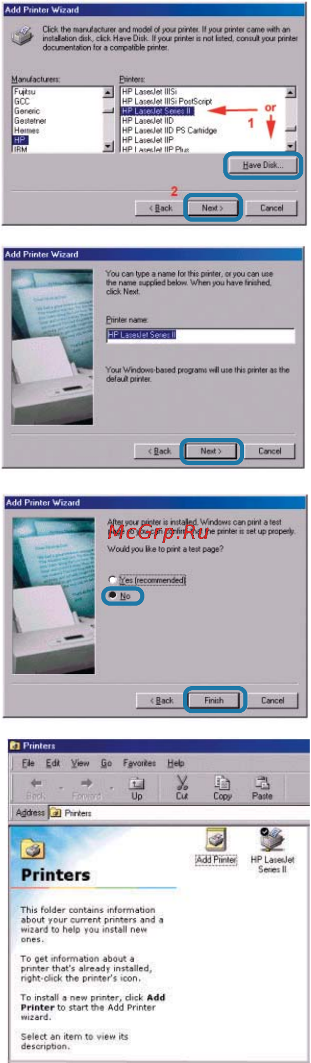 D-Link DP-311P [29/68] Printing with windows 98se me continued