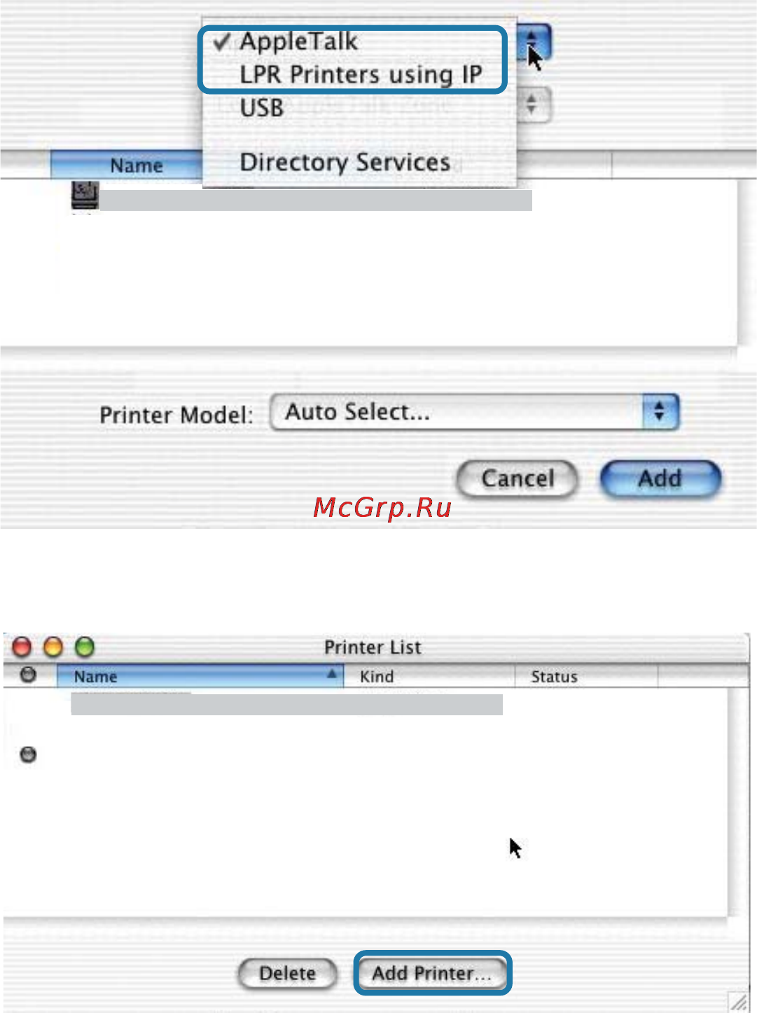 D-Link DP-311P [37/68] Setting up apple talk or lpr printing in mac os x continued