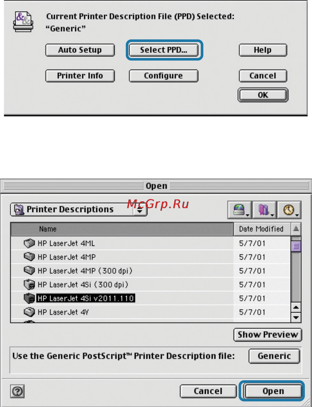 D-Link DP-311P [41/68] Printing from macos client workstations continued