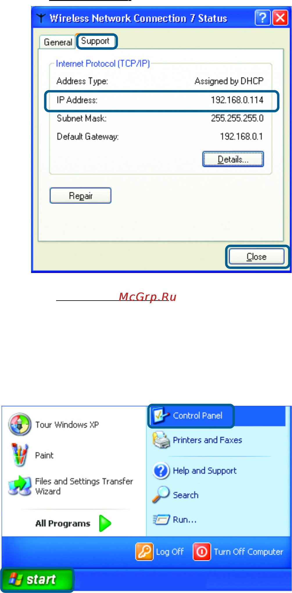 D-Link DP-311P [51/68] Assigning a static ip address in windows xp 2000