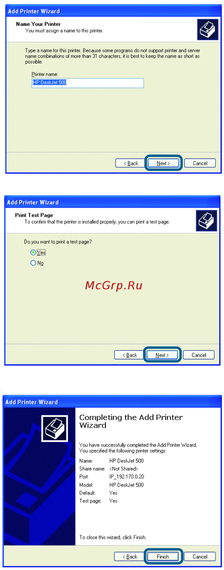 D-Link DP-311P [58/68] Networking basics sharing an lpr printer continued