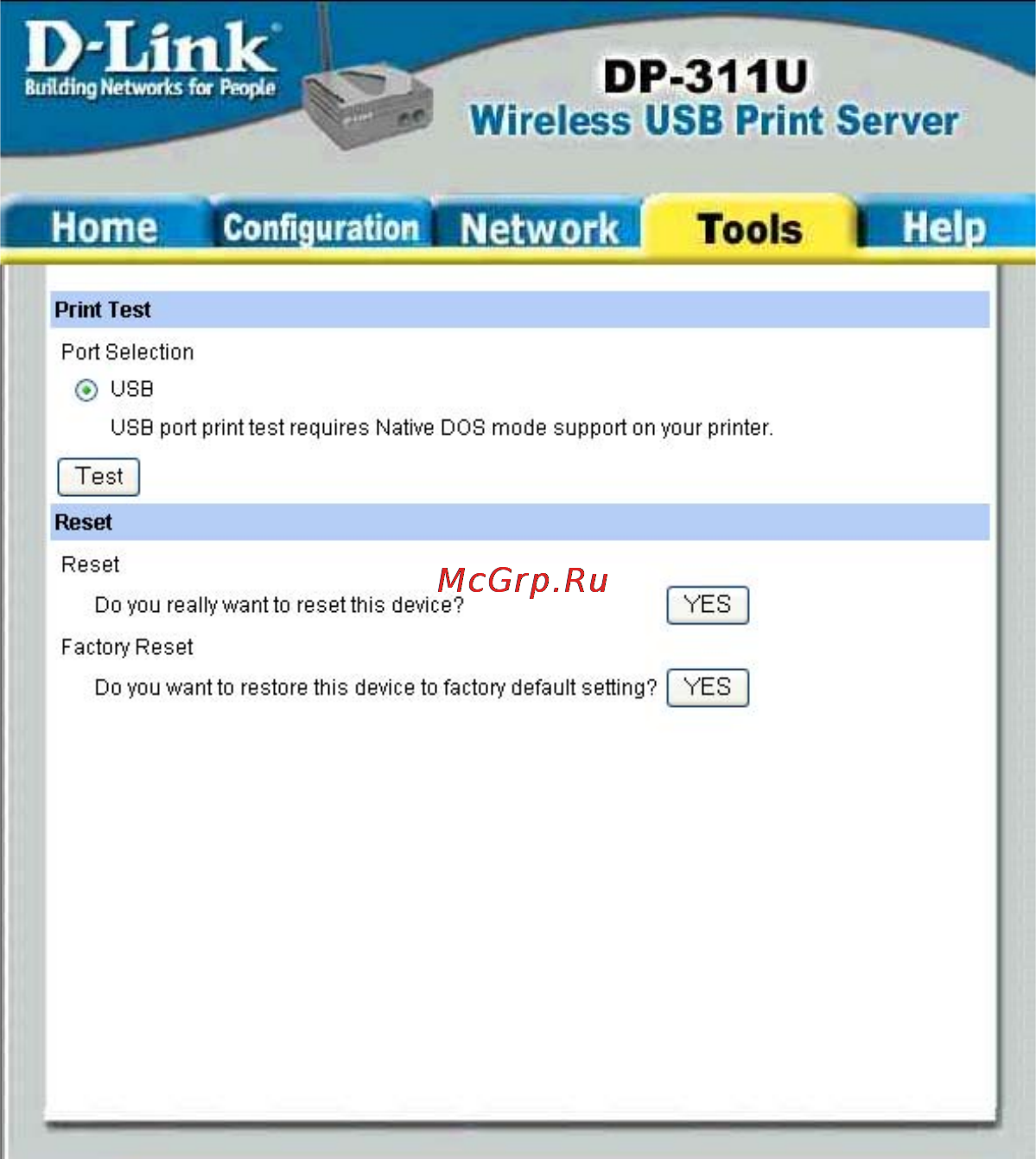 D-Link DP-311U [19/76] Print test