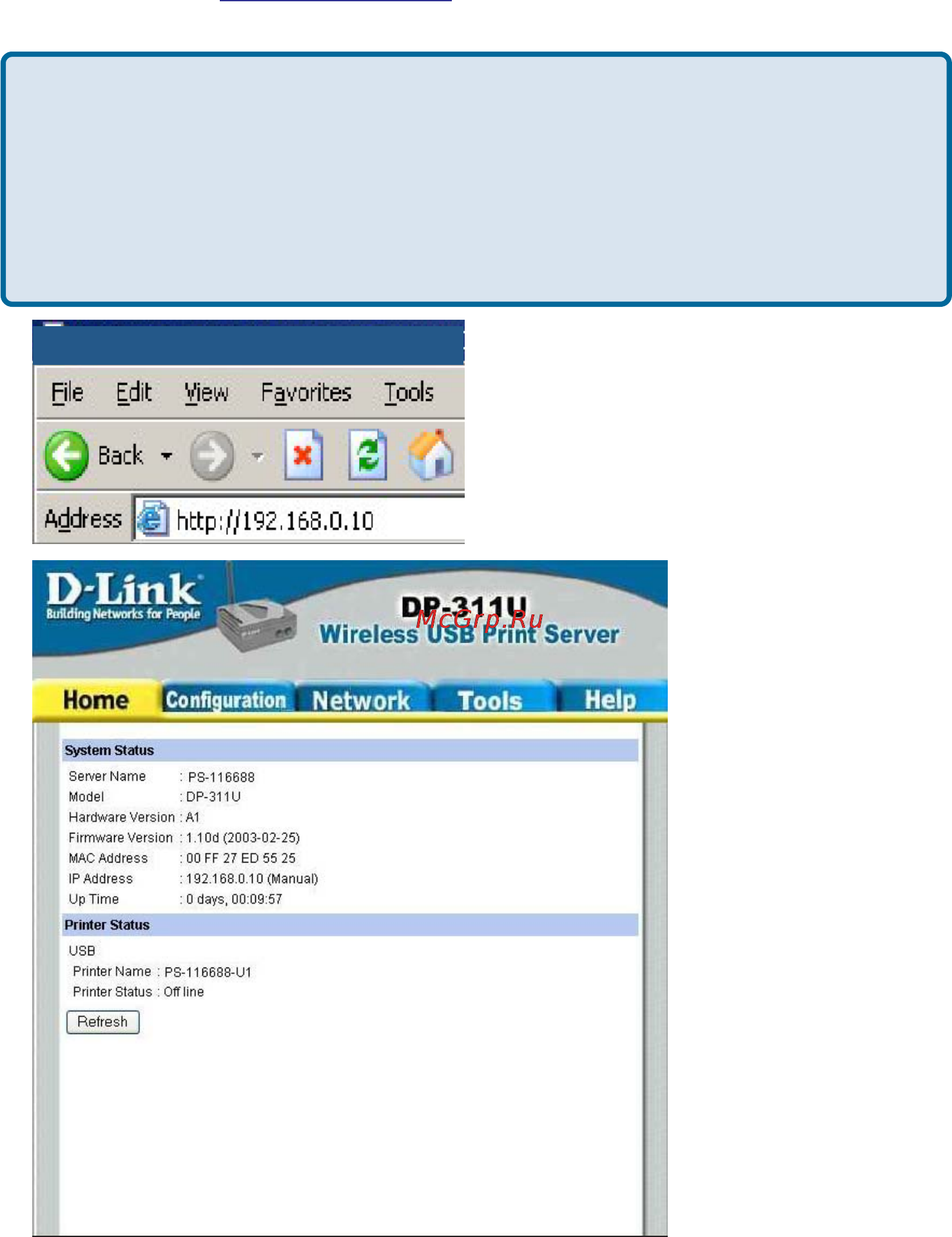 D-Link DP-311U [21/76] Tcp ip printing for windows xp