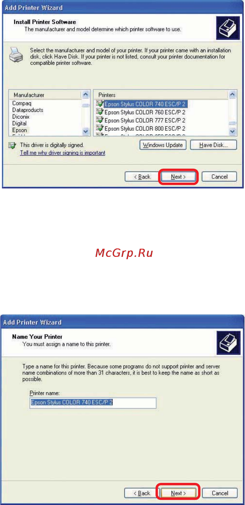 D-Link DP-311U [36/76] Tcp ip printing for windows 2000 continued