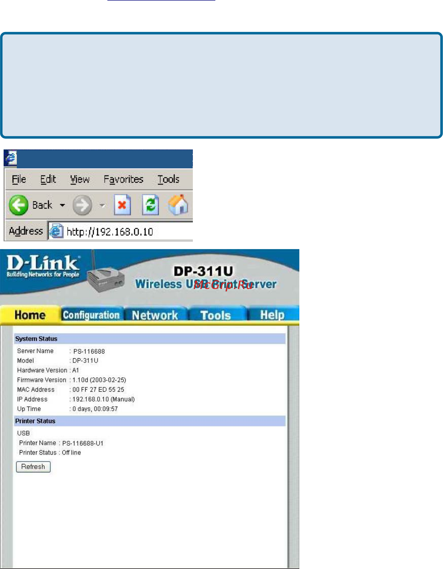 D-Link DP-311U [38/76] Tcp ip printing for windows 98se me